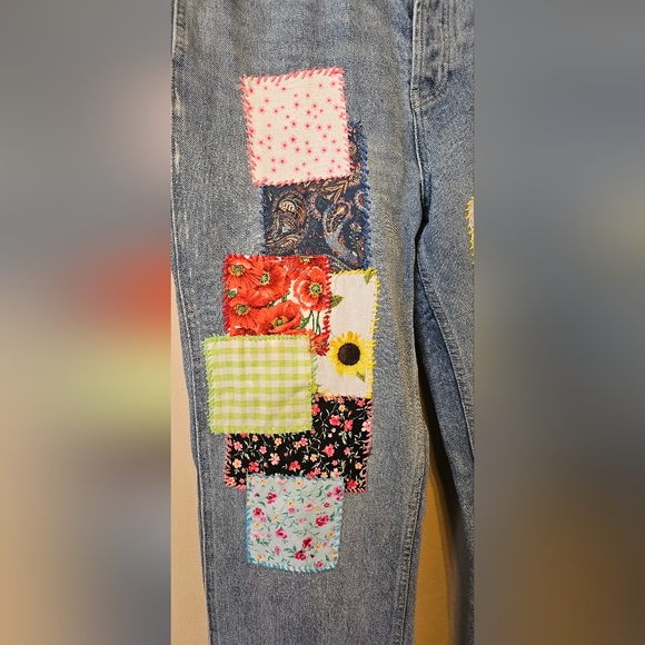 Lucky Brand Est.1990.Patched Jeans 12/31 Long,High-Rise90'   V-GRK - Picture 4 of 16